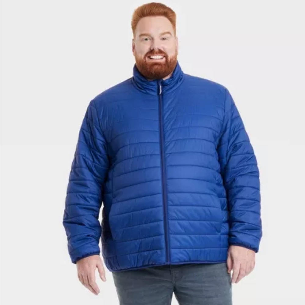 💚 Men's Lightweight Puffer Jacket - Goodfellow & Co XL